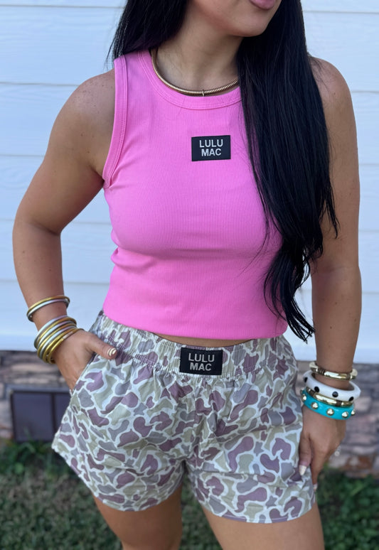LULU MAC LIGHT CAMO BOXER SHORT