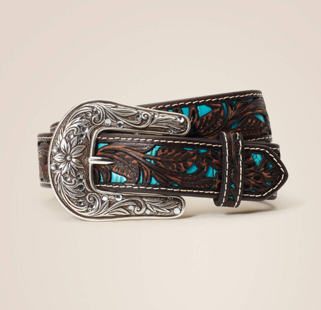 Kids Floral Overlay Belt