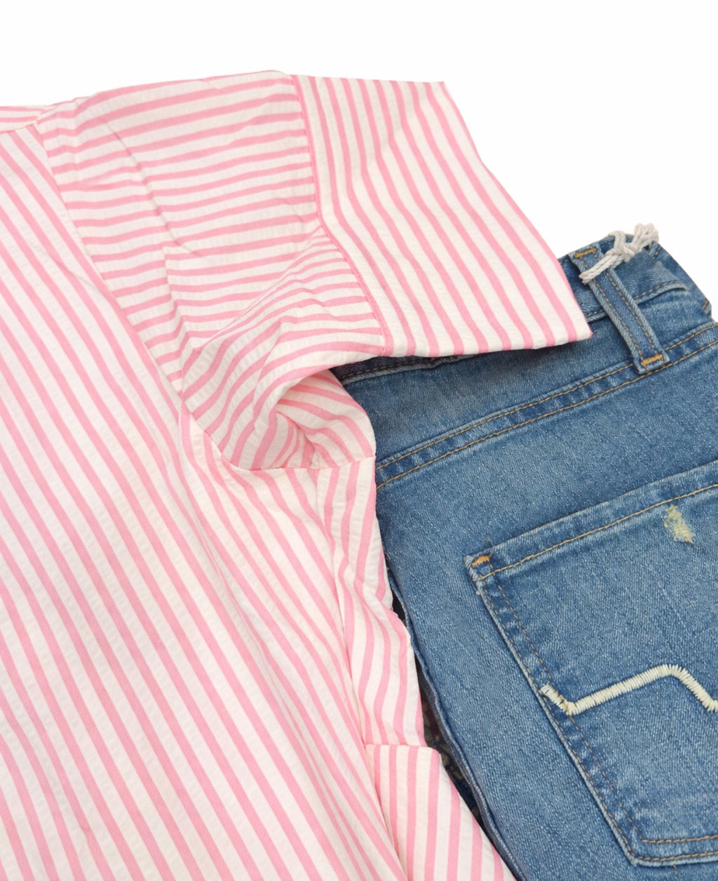 Pink Prairie Stripe Pullover