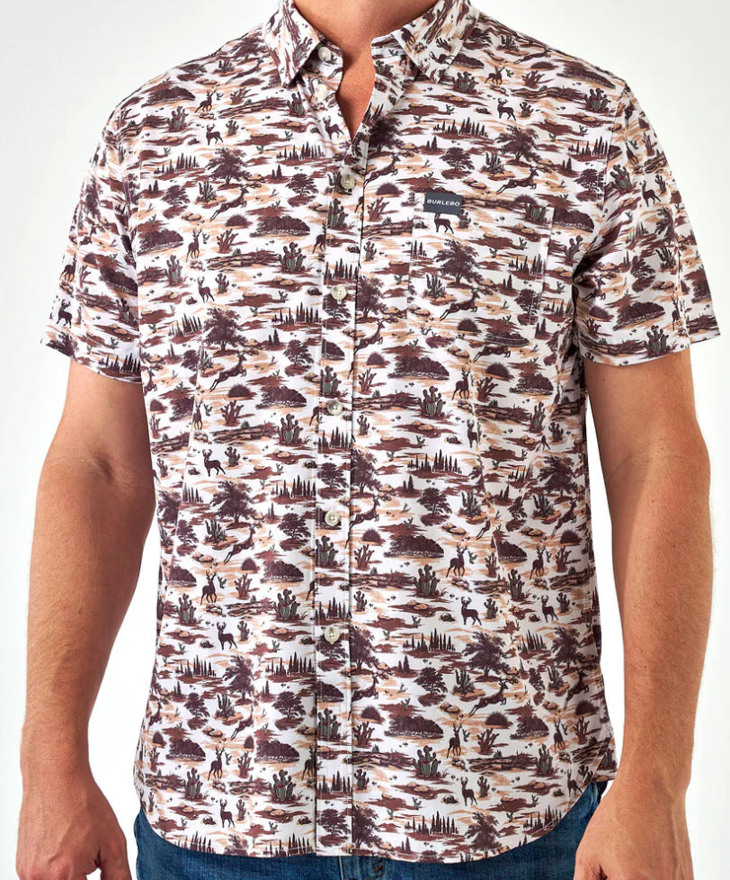 Performance Button Up - Brush Country