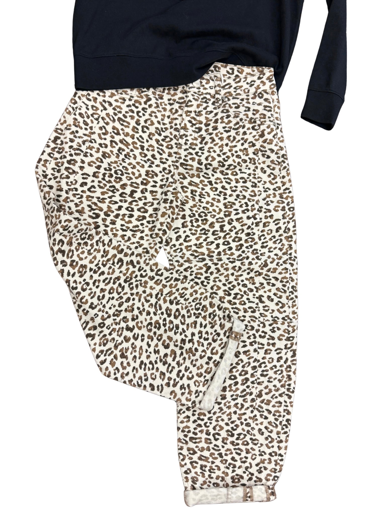 Risen Jeans - Slouchy Cropped Barrel Pants