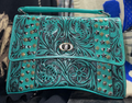Turquoise Icon Tote Bag