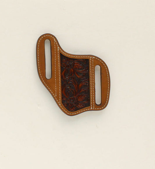 ARIAT KNIFE SHEATH FLORAL EMBOSSED