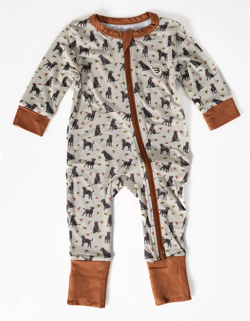 Baby Zip Up - Ducks And Dogs
