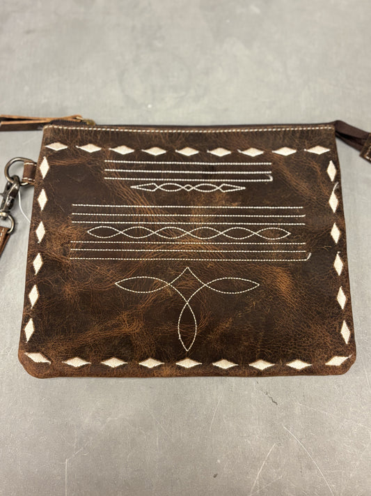 Buck Stitch Boot Stitch Wristlet