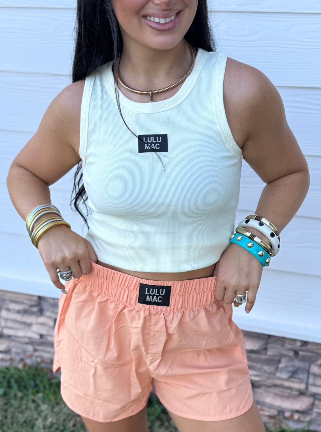LULU MAC SHORT - CANTALOUPE