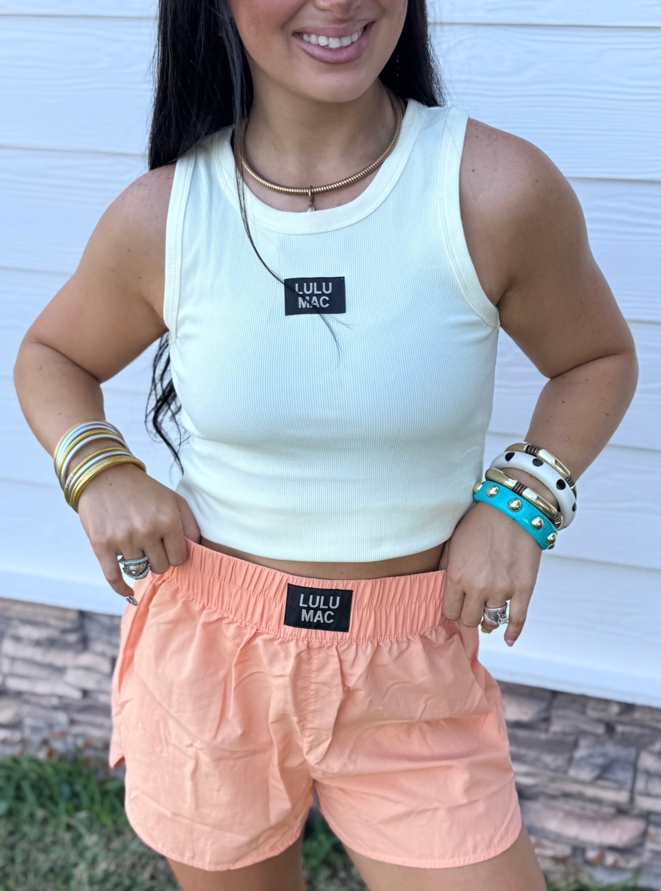 LULU MAC SHORT - CANTALOUPE
