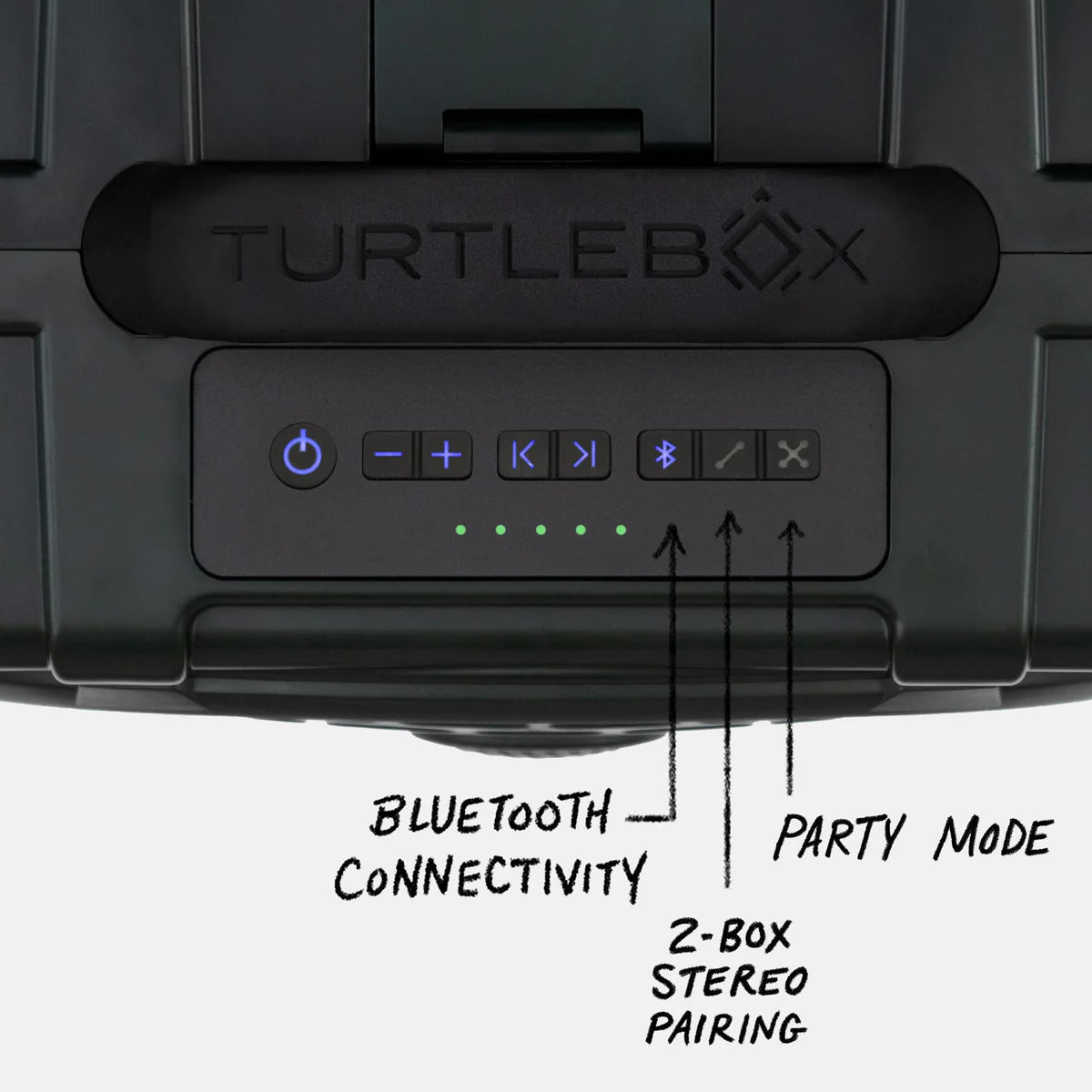 Turtlebox Gen 3 Speaker- Green & Black
