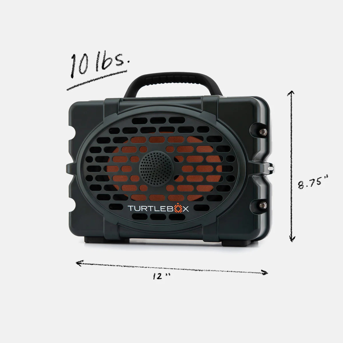 Turtlebox Gen 3 Speaker- Green & Black