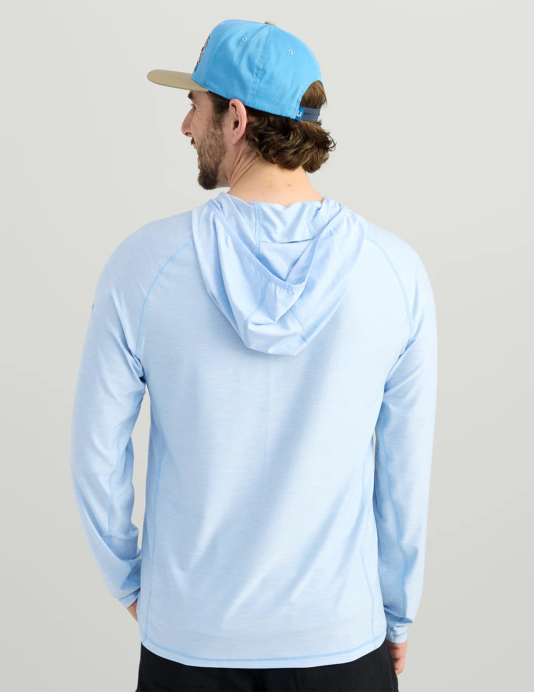 ATOLL LONG SLEEVE HALF ZIP HOODIE