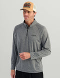 AIRWEIGHT HEATHER 1/4 ZIP JACKET