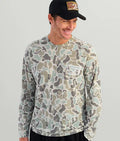 DRIFT LONG SLEEVE GRAPHIC CAMO PRINT