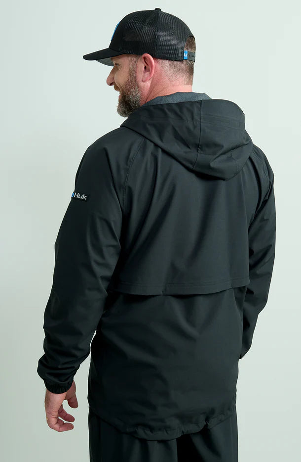 Huk Rover Rain Jacket- Black