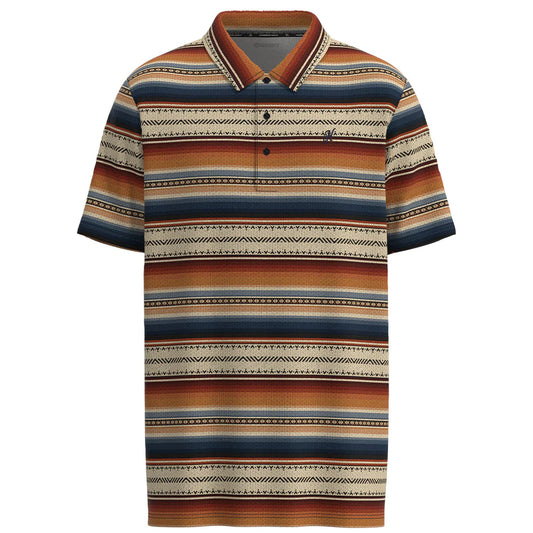 YOUTH "The Weekender" Multi Color Serape Polo