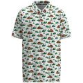 "The Weekender" White w/Cowboy Golf Pattern Polo