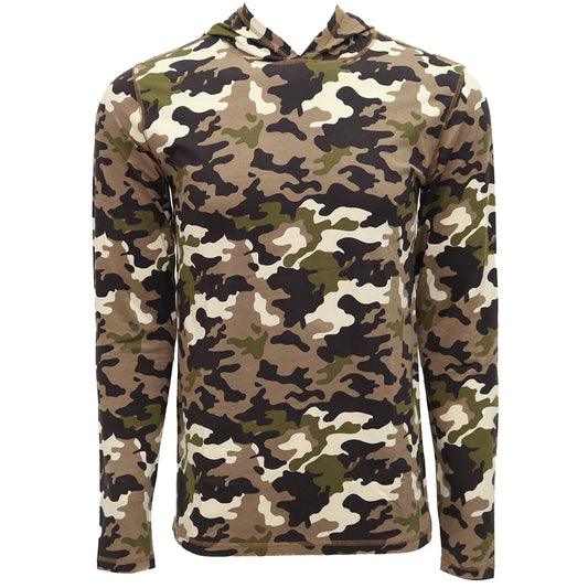 "Hooded Captain" Camo Long Sleeve T-shirt