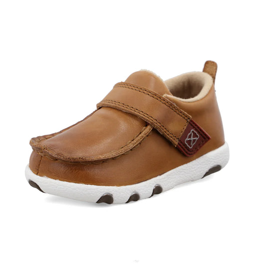 Twisted X Infant Driving Moc- Tan Leather