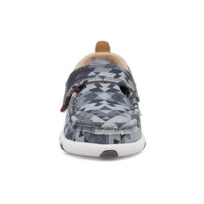 Twisted X Infant Hooey Driving Moc- Grey Aztec