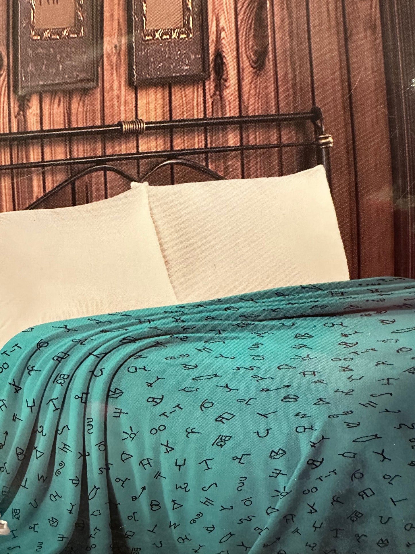 Teal Brand Blanket - Queen Size