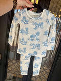 Blue Farm Toile Lounge Set