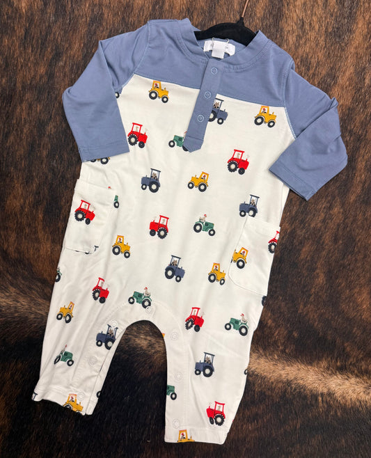 Mini Tractor Romper