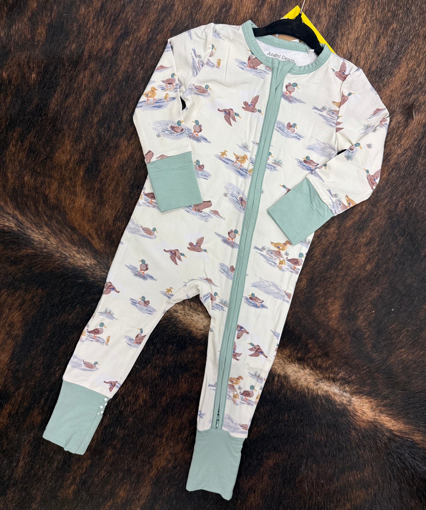 Migrating Mallards 2 Way Zipper Romper