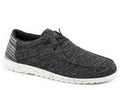 Roper Men’s Black Upper With Multi Striped Heel