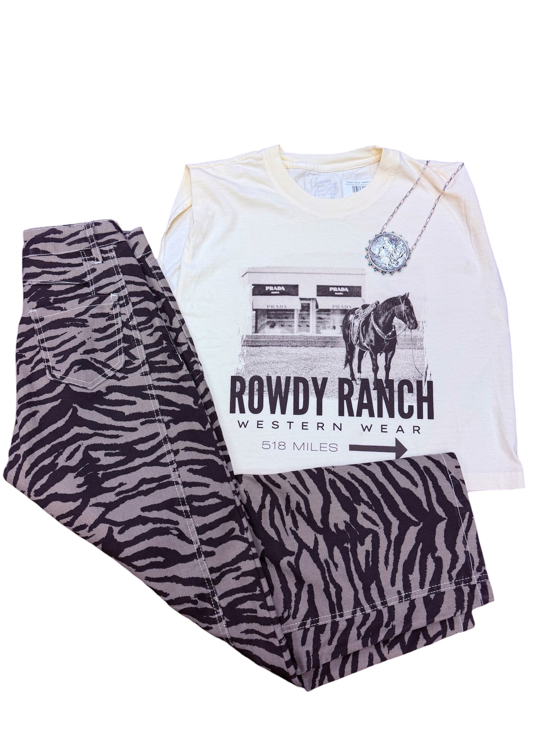 Miles To Rowdy Ranch Muscle Tank