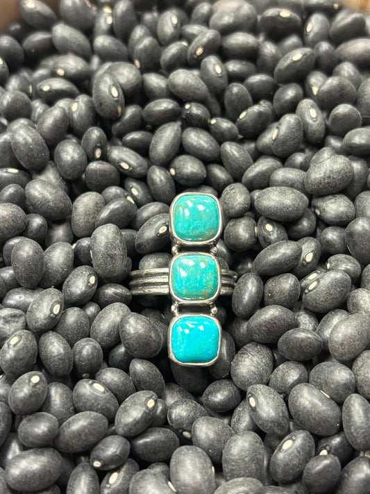 3 Stack Turquoise Ring