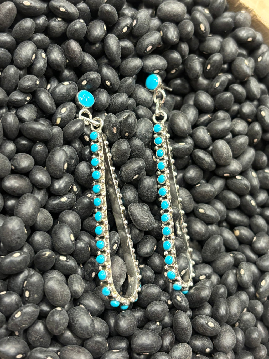 Teardrop Turquoise Earrings
