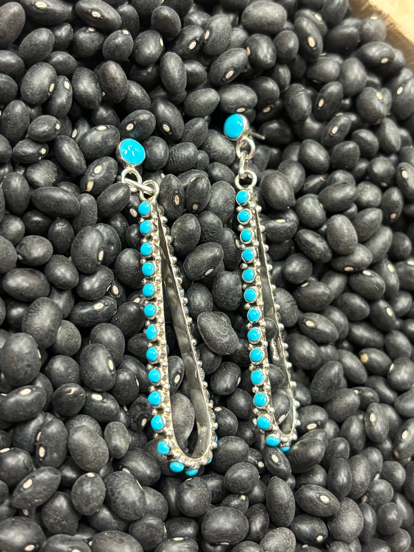 Teardrop Turquoise Earrings