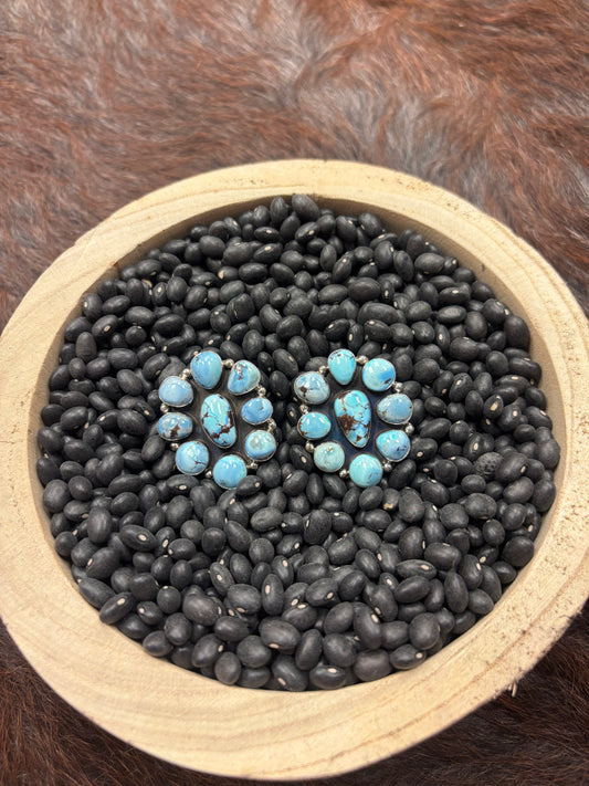 Light Turquoise Concho Studs
