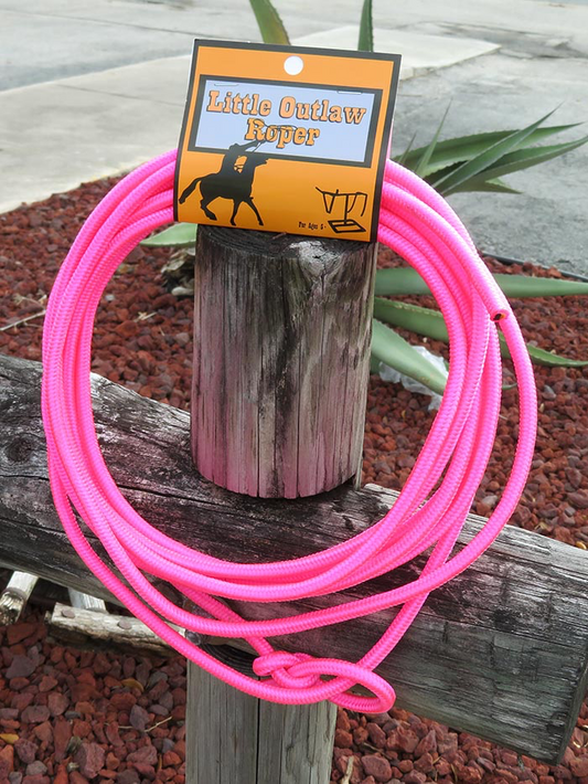 Kids Little Outlaw Roper Lasso Pink