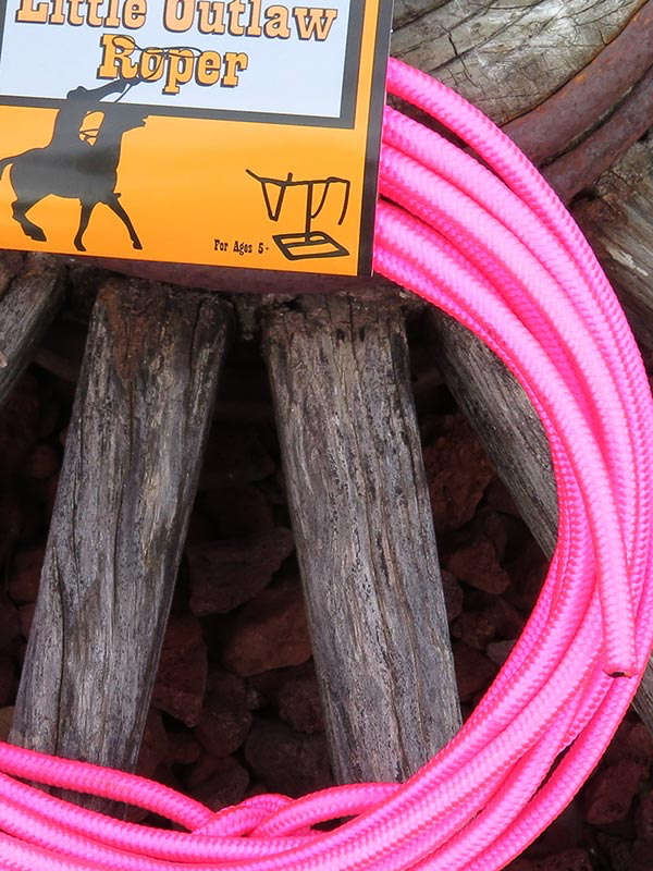 Kids Little Outlaw Roper Lasso Pink