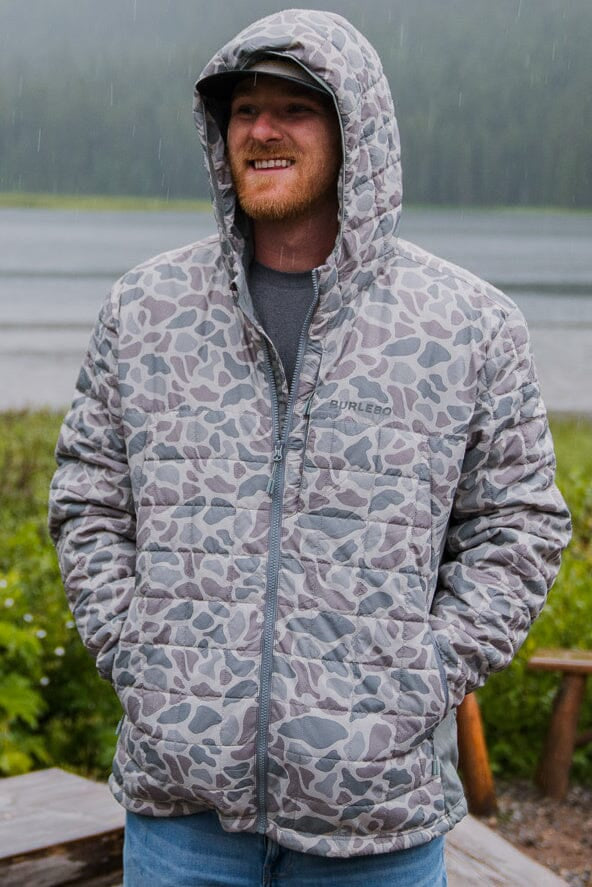 Burlebo Puffer Jacket - Classic Deer Camo (Oversized)