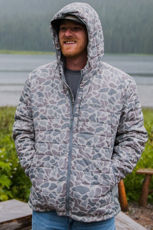 Burlebo Puffer Jacket - Classic Deer Camo (Oversized)