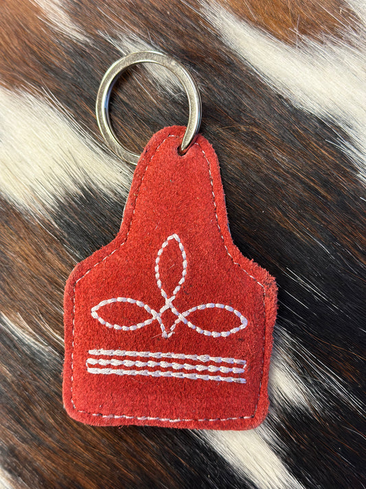 Boot Stitch Keychain