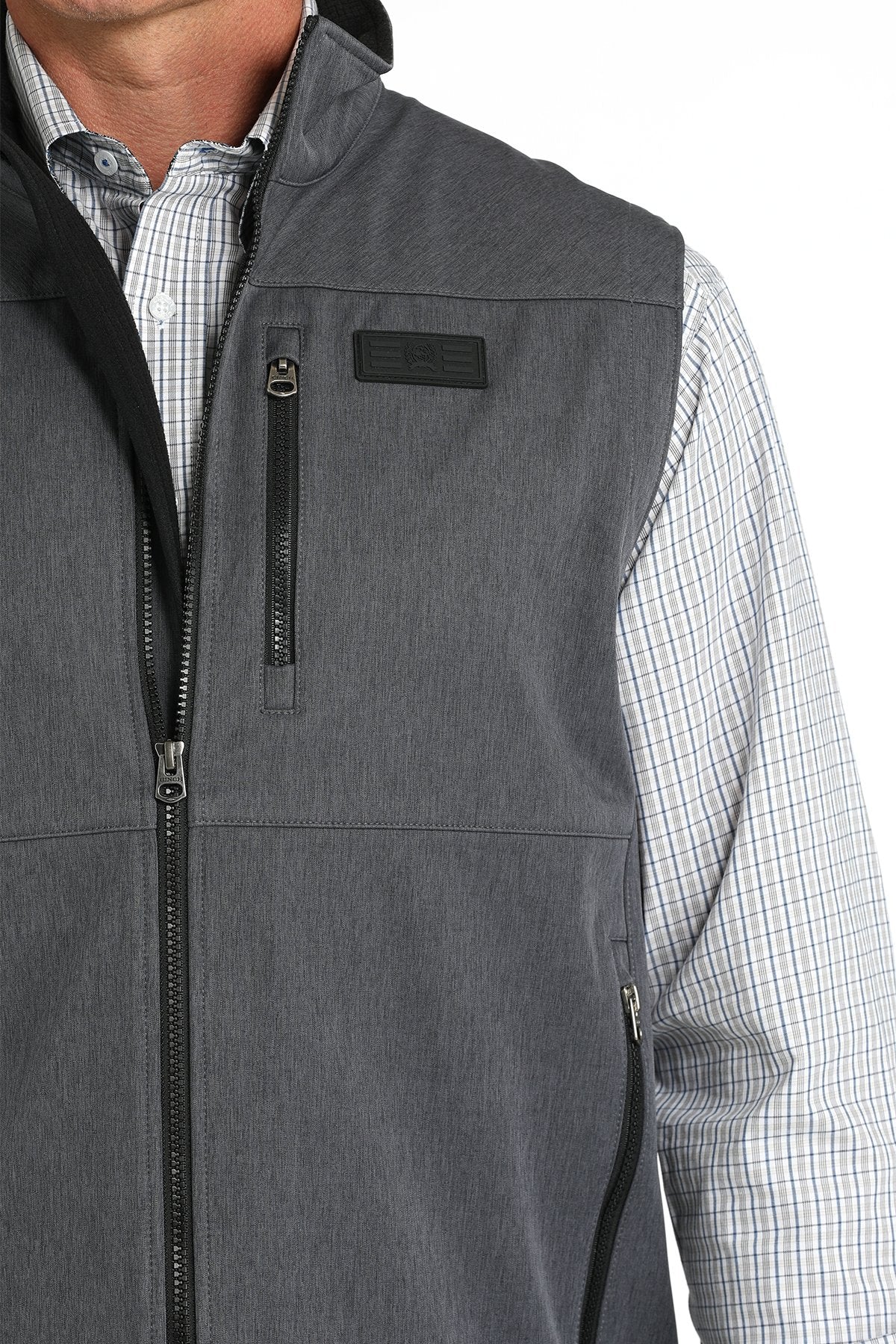 MEN'S SOFTSHELL VEST - NAVY