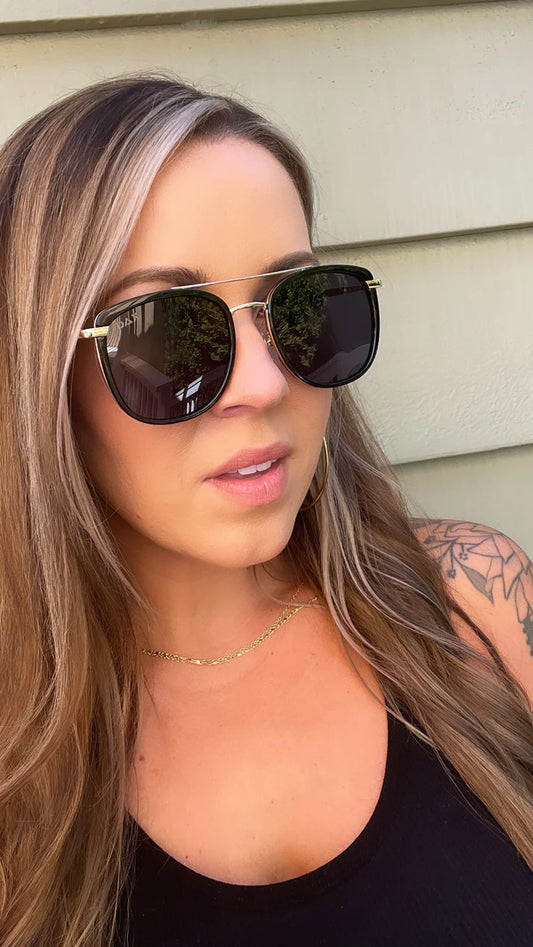 Ivy Black Sunglasses