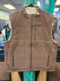 Cinch Men's Reversible Vest- Burgundy