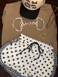 Polka Dot Horse Bit Tee
