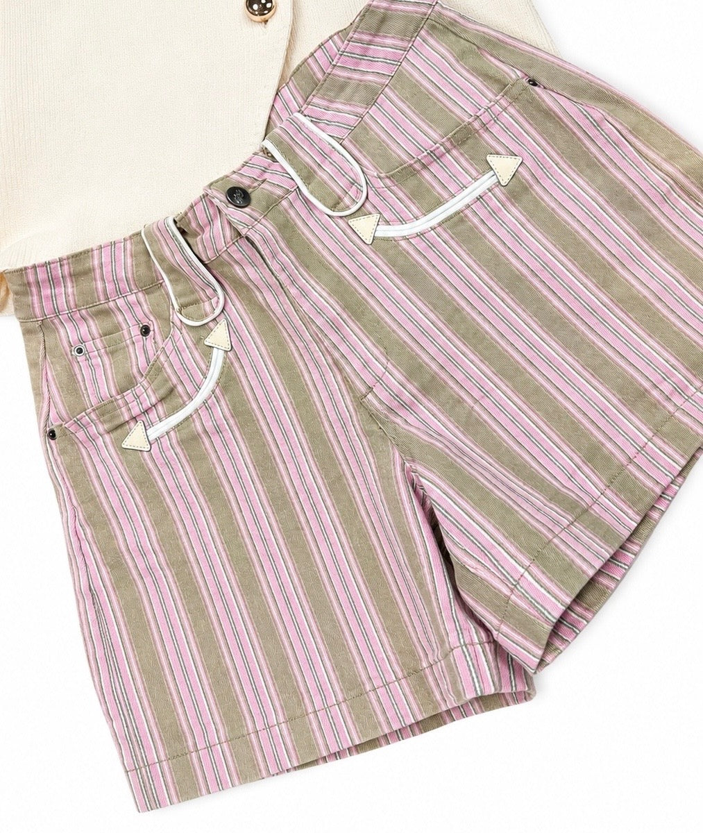 Cowgirl Candy Stripe Shorts