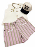 Cowgirl Candy Stripe Shorts