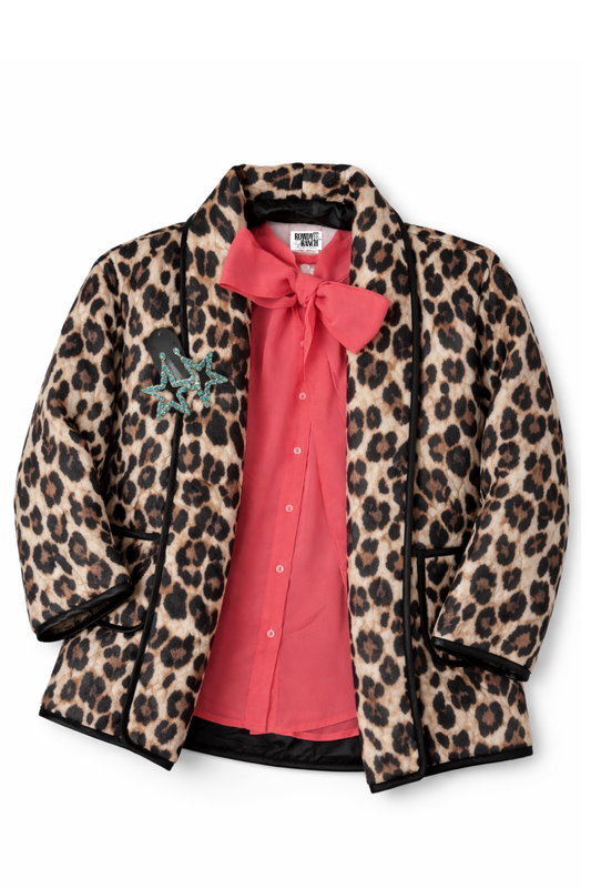 Fancy Hot Pink Bow Tie Top
