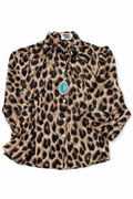 Fancy Leopard Bow Tie Top