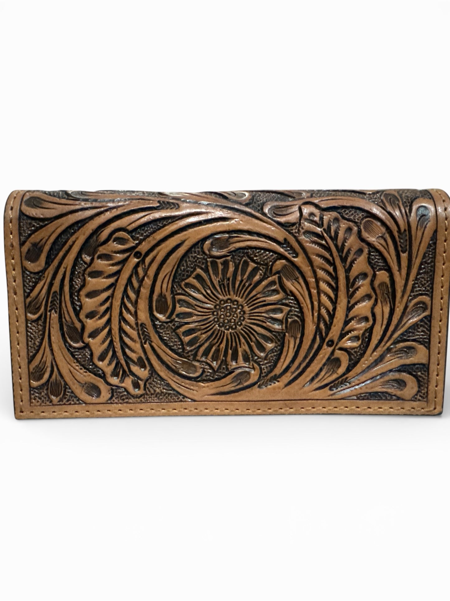 Sunset Mesa Tooled Wallet