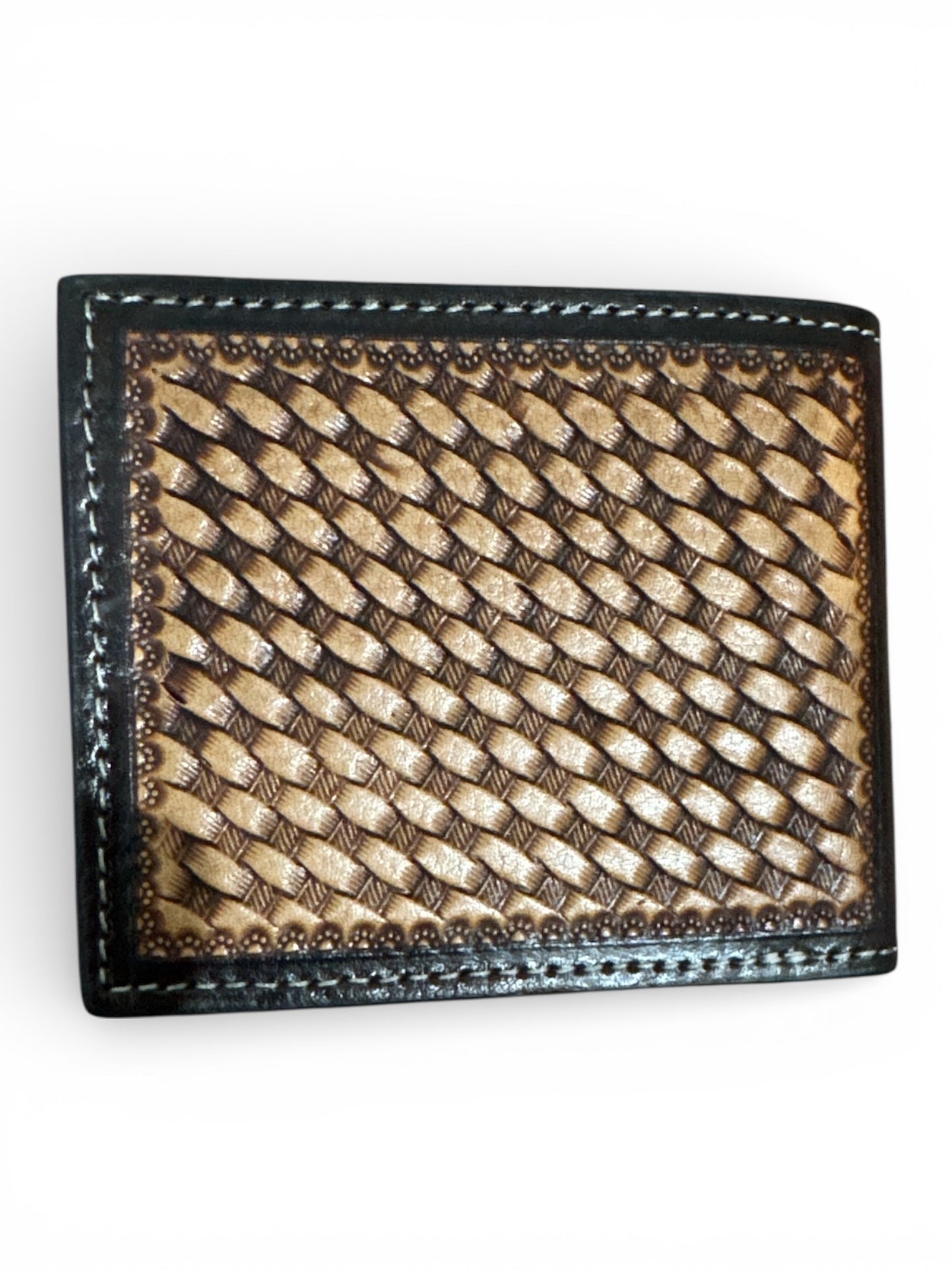 Buckaroo Basketweave Wallet