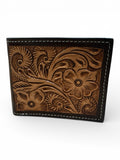 Prairie Rose Basketweave Wallet