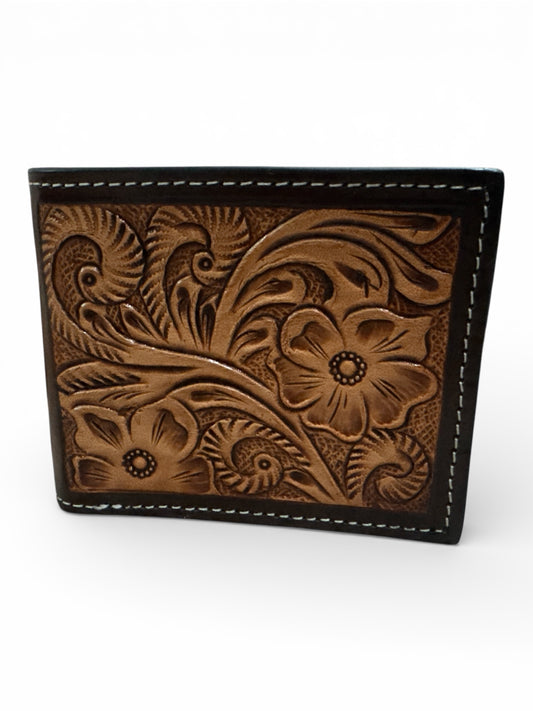 Prairie Rose Basketweave Wallet