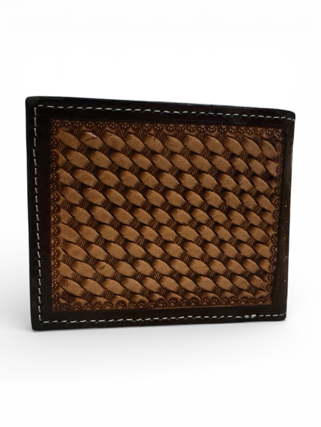 Prairie Rose Basketweave Wallet